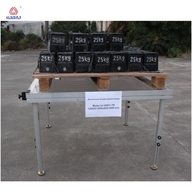舞臺桁架做載重測試