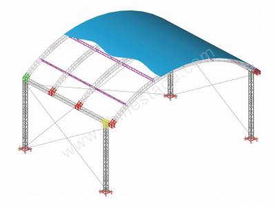 如何搭建舞臺桁架燈光音響工程？